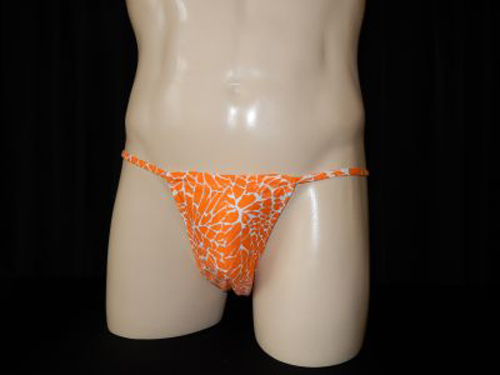Micro Boodie Swimwear - Orange Print